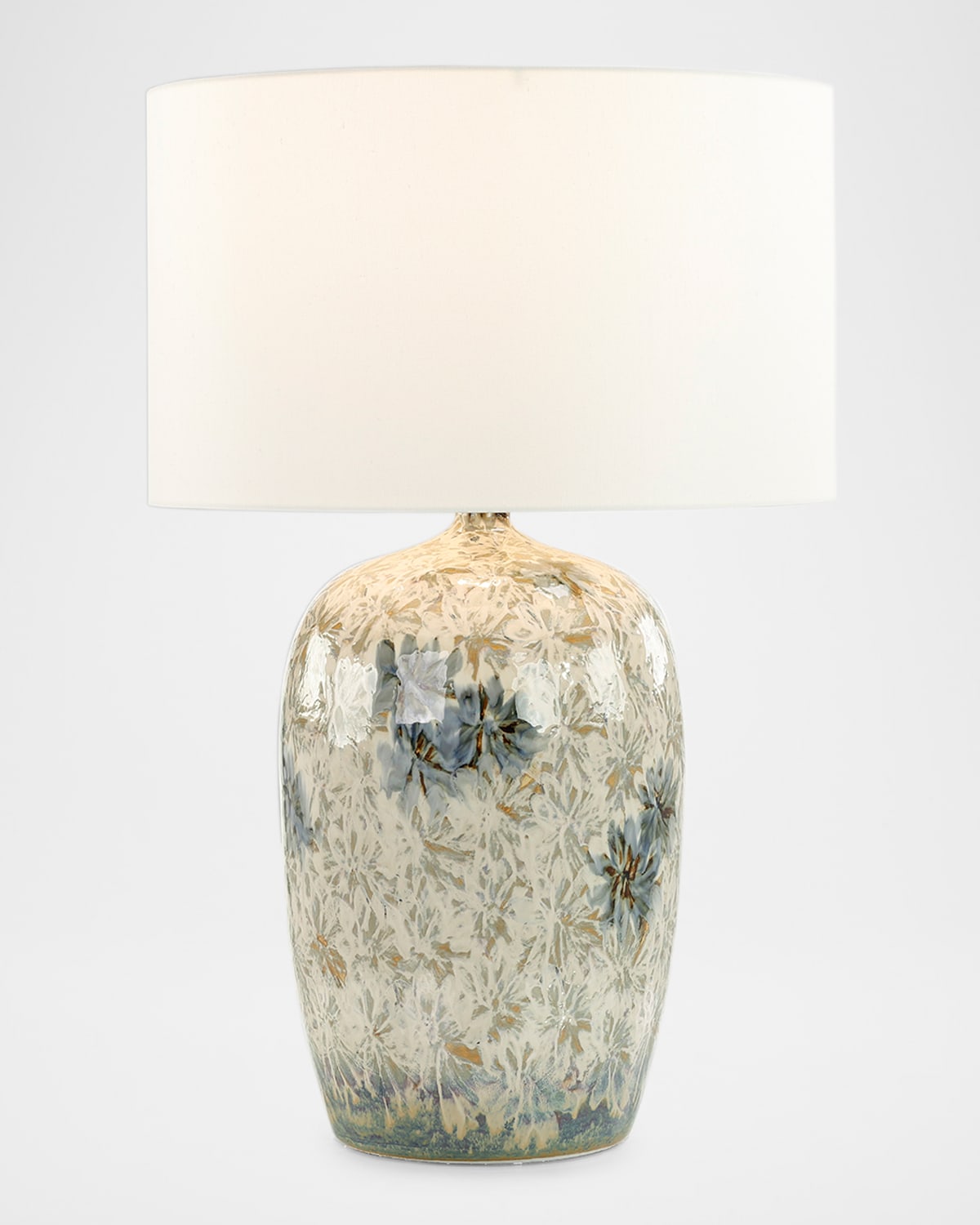 John-richard Collection Ethereal Blossoms 32" Table Lamp In White