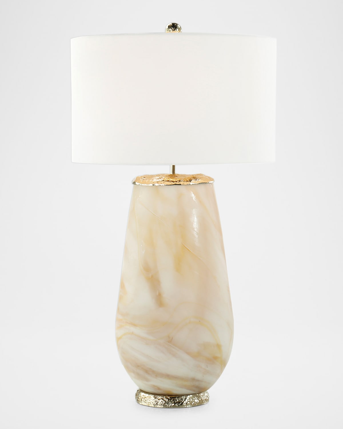 John-richard Collection Gilded Winds 38" Table Lamp In Ivory