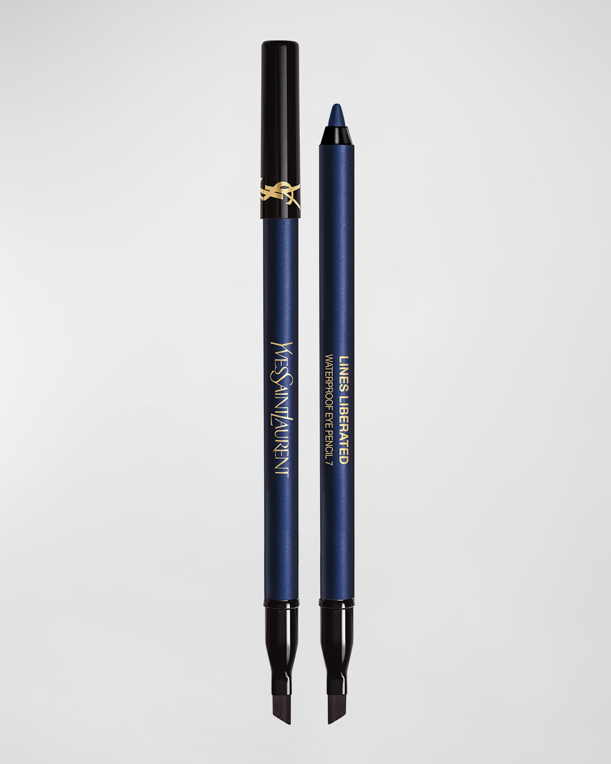 Saint Laurent Lines Liberated Dual-ended Waterproof Eyeliner In 07 Unconditional Marine