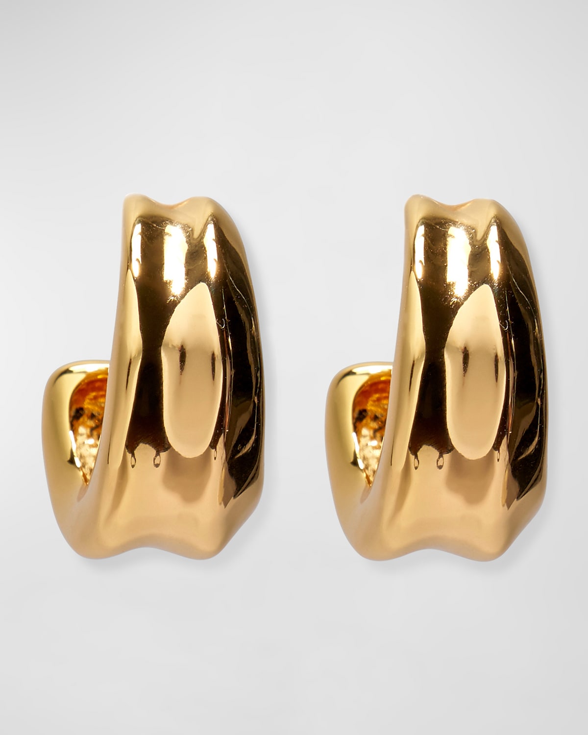 ONDA HOOP EARRINGS IN GOLD