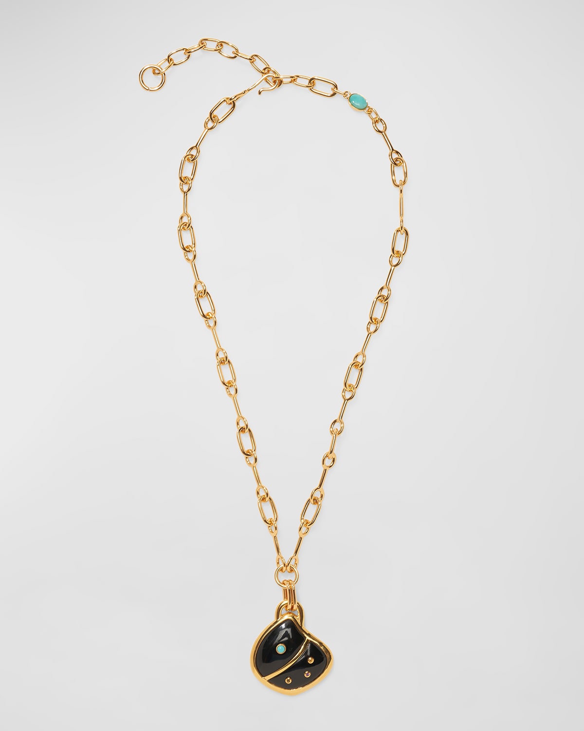 AGATE SHELL PENDANT NECKLACE