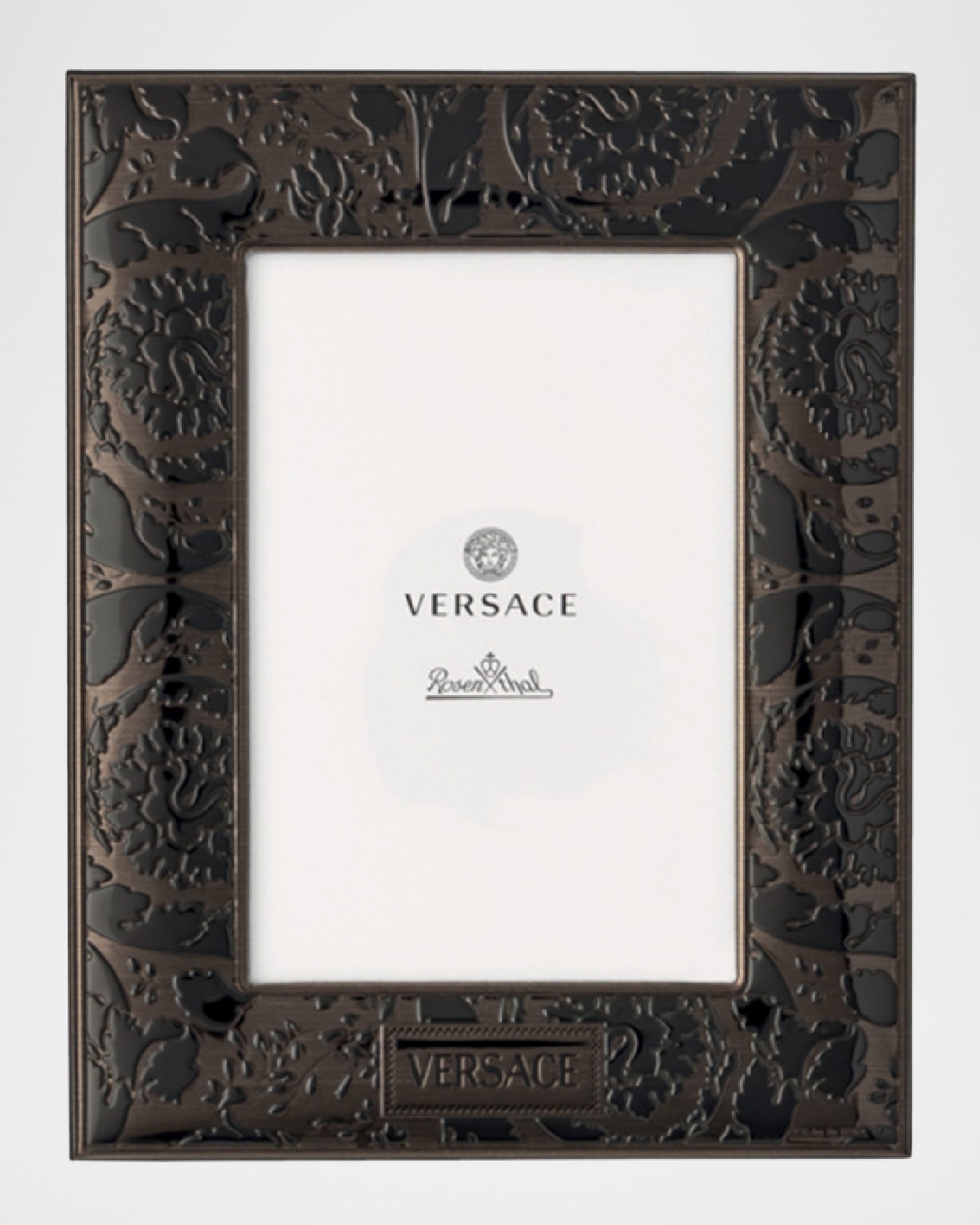 Versace Vhf12 Picture Frame, 4" X 6" In Black