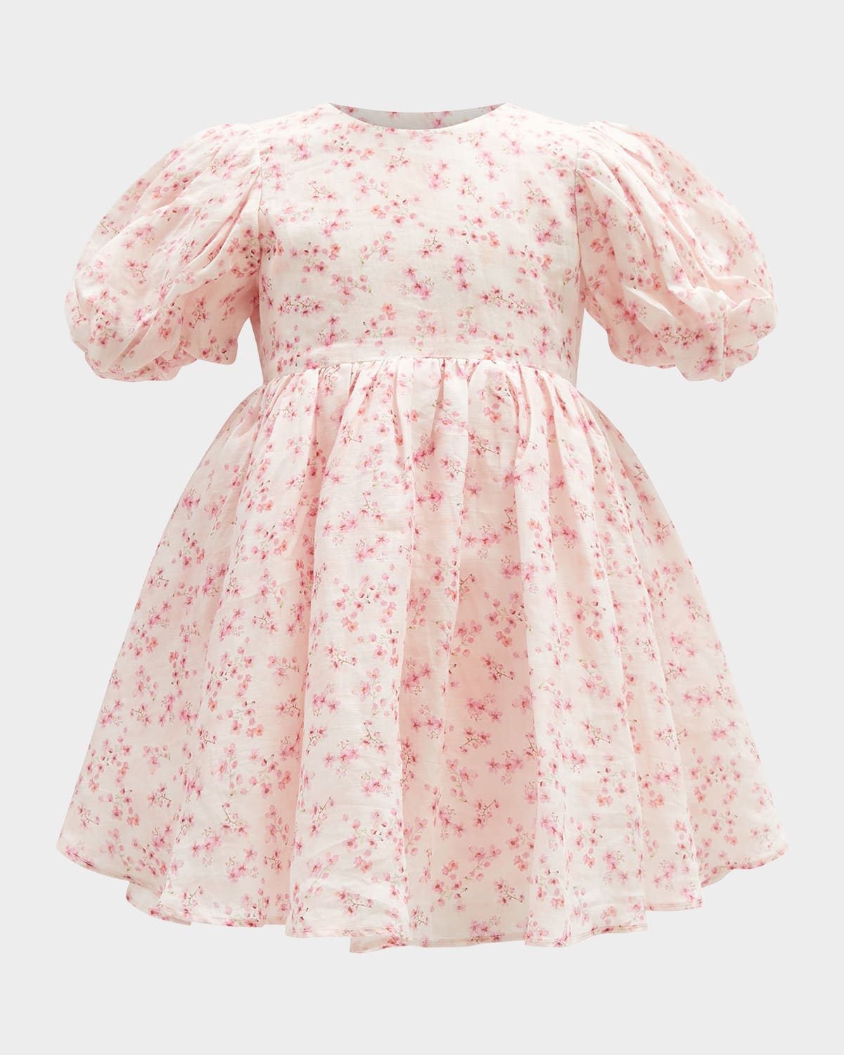 Shop Bardot Junior Girl's Juliet Floral-print Mini Dress In Pink Ditsy