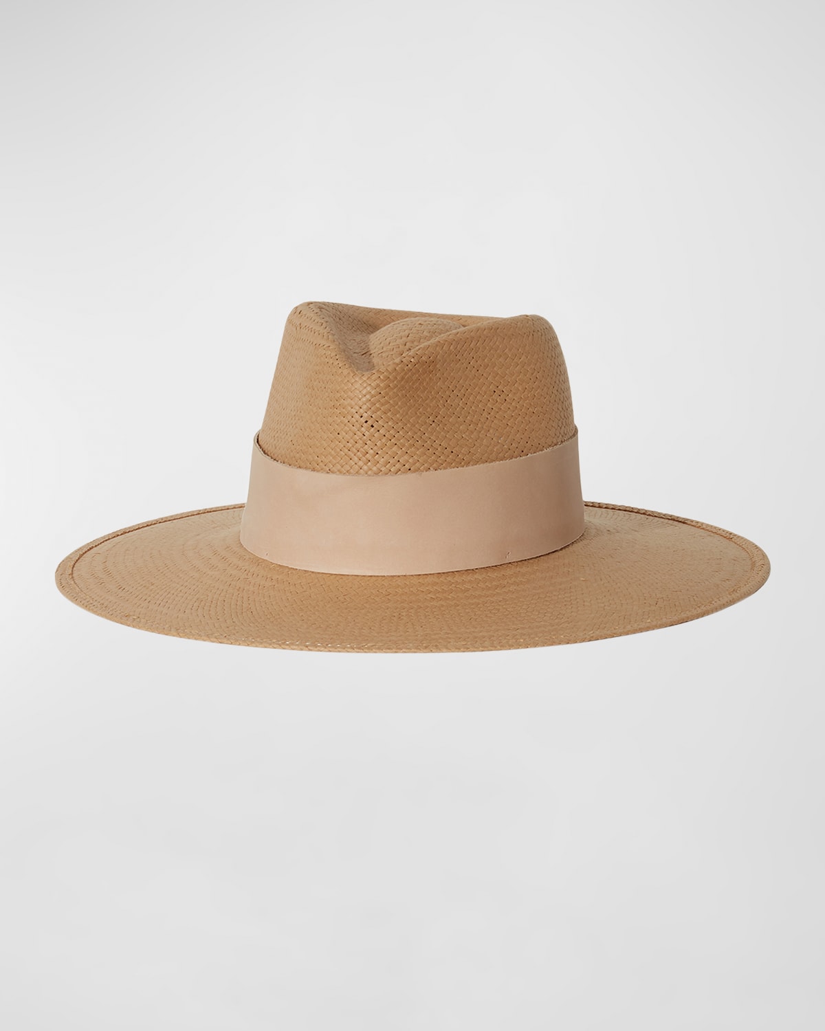 Clemence Packable Straw Fedora Hat