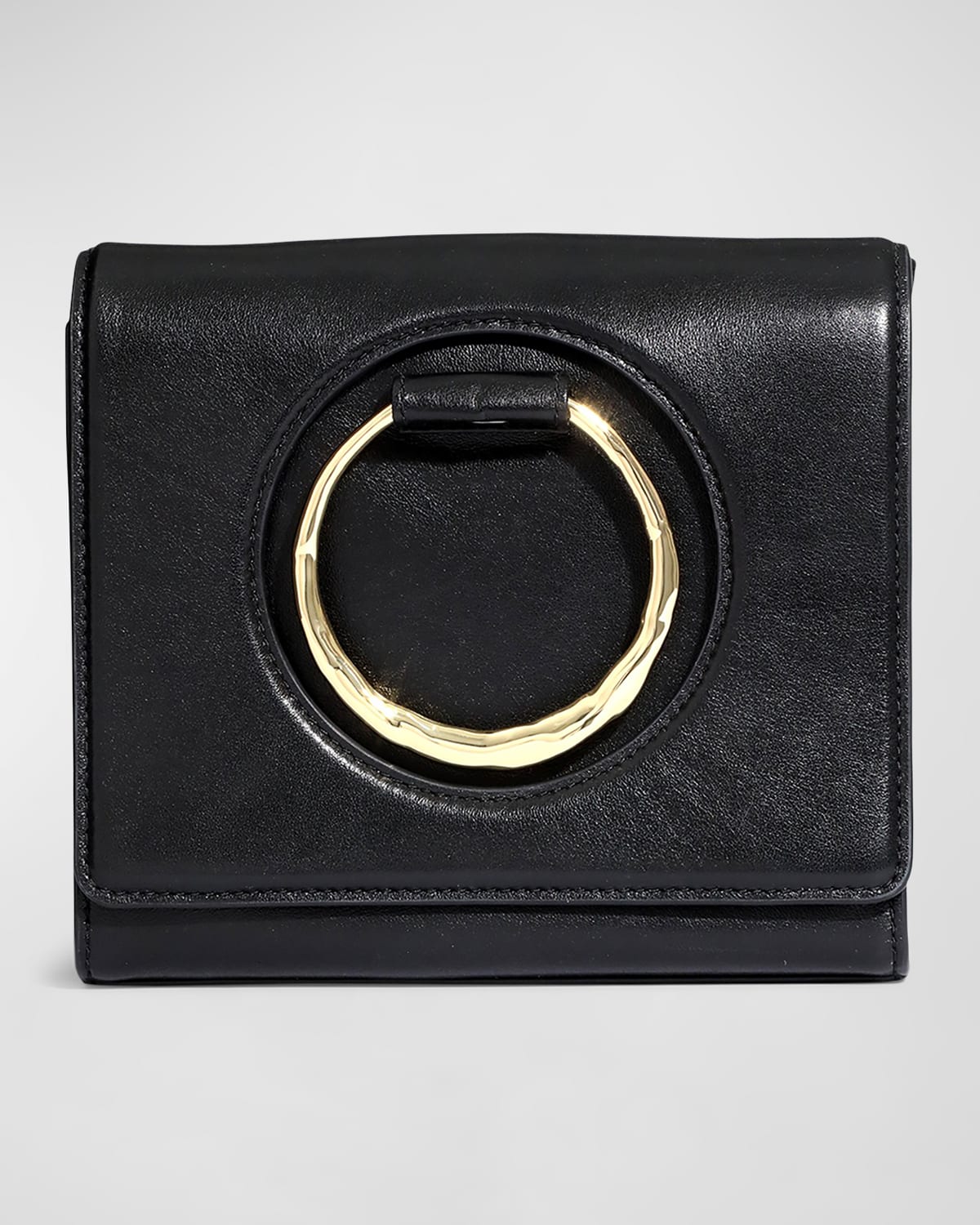 ALEXIS BITTAR THE HUNTER CONVERTIBLE LEATHER CROSSBODY BAG 