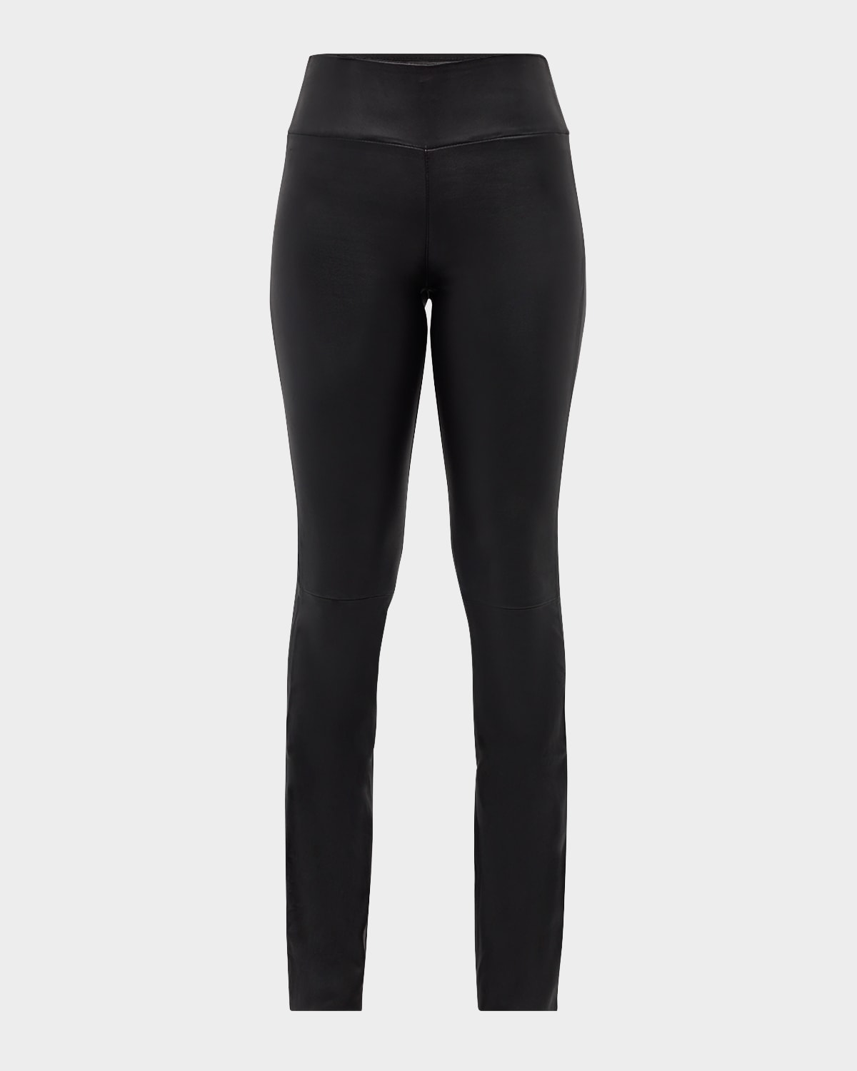 Micro Flare Leather Pants