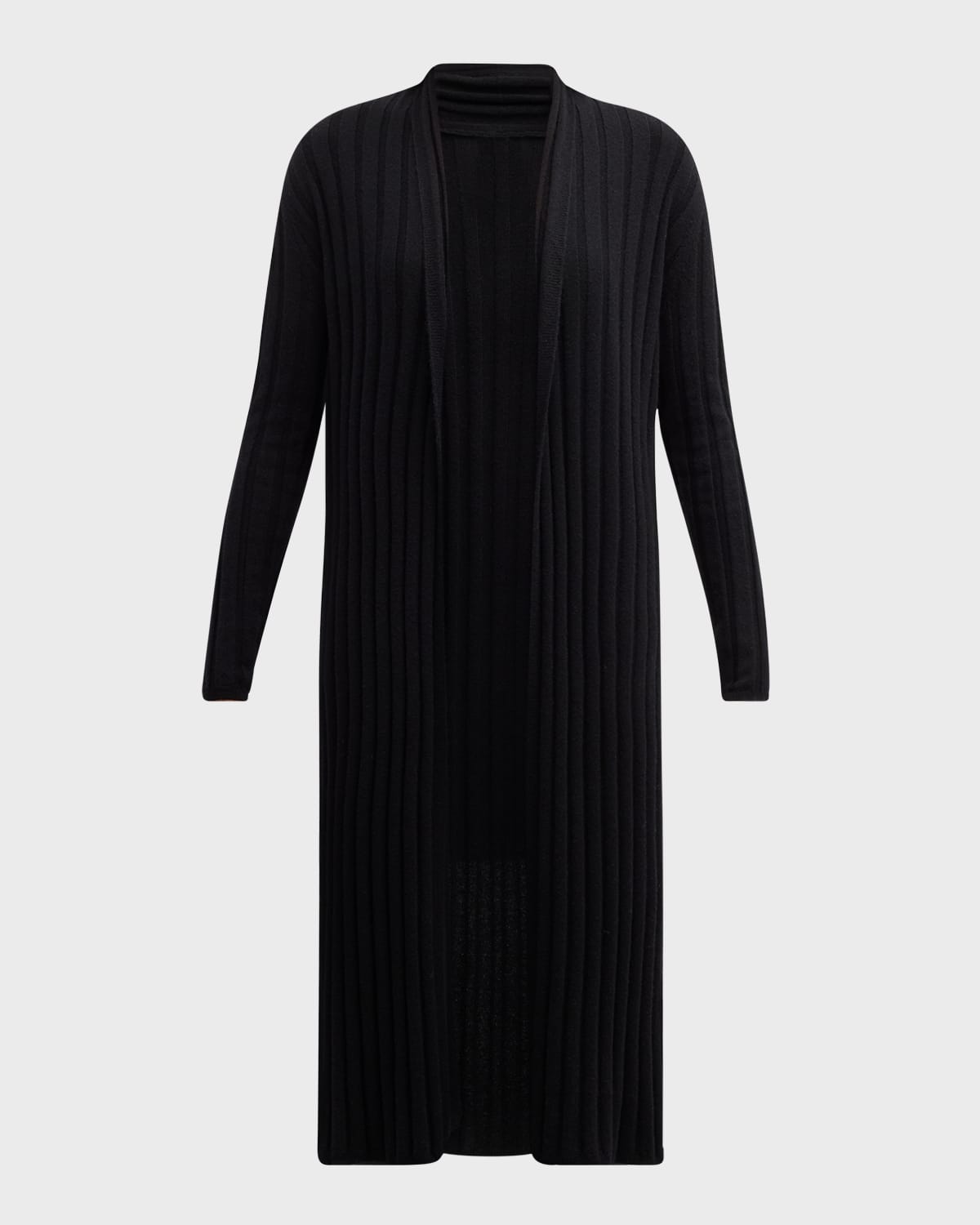 Cashmere Ribbed Duster Cardigan