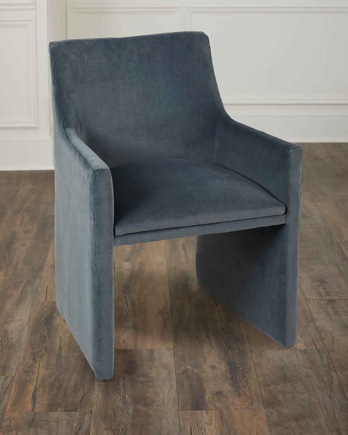 Massoud Everly Dining Arm Chair In Harbor