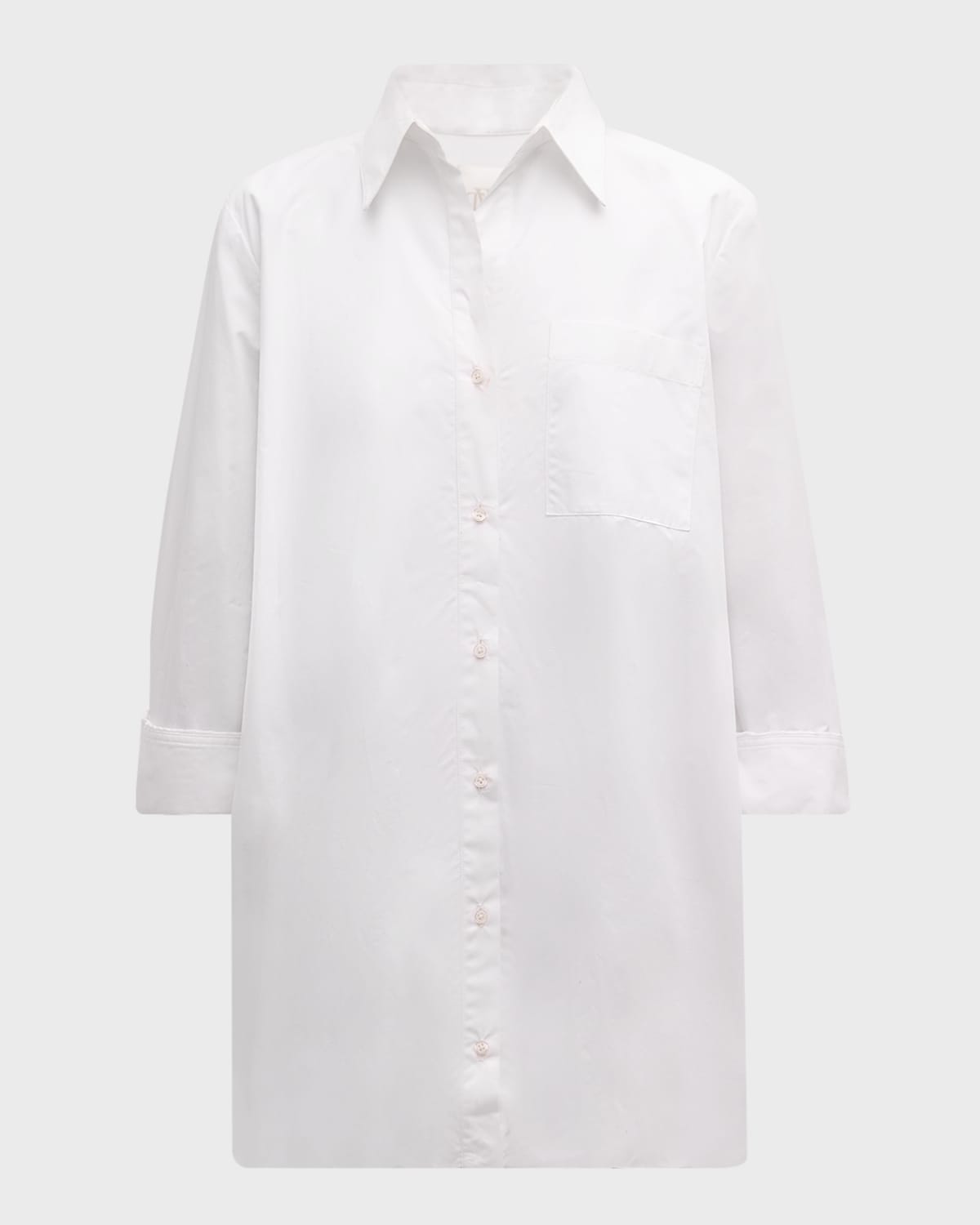 Lunch at Loulou Bubble-Hem Shirtdress