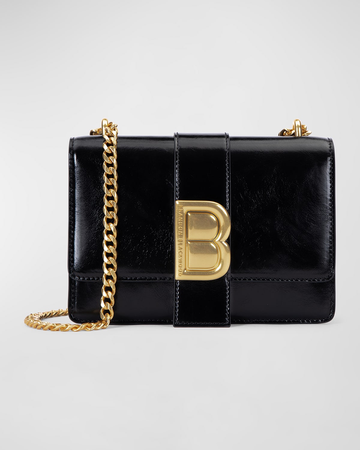 Jacome Leather Chain Crossbody Bag