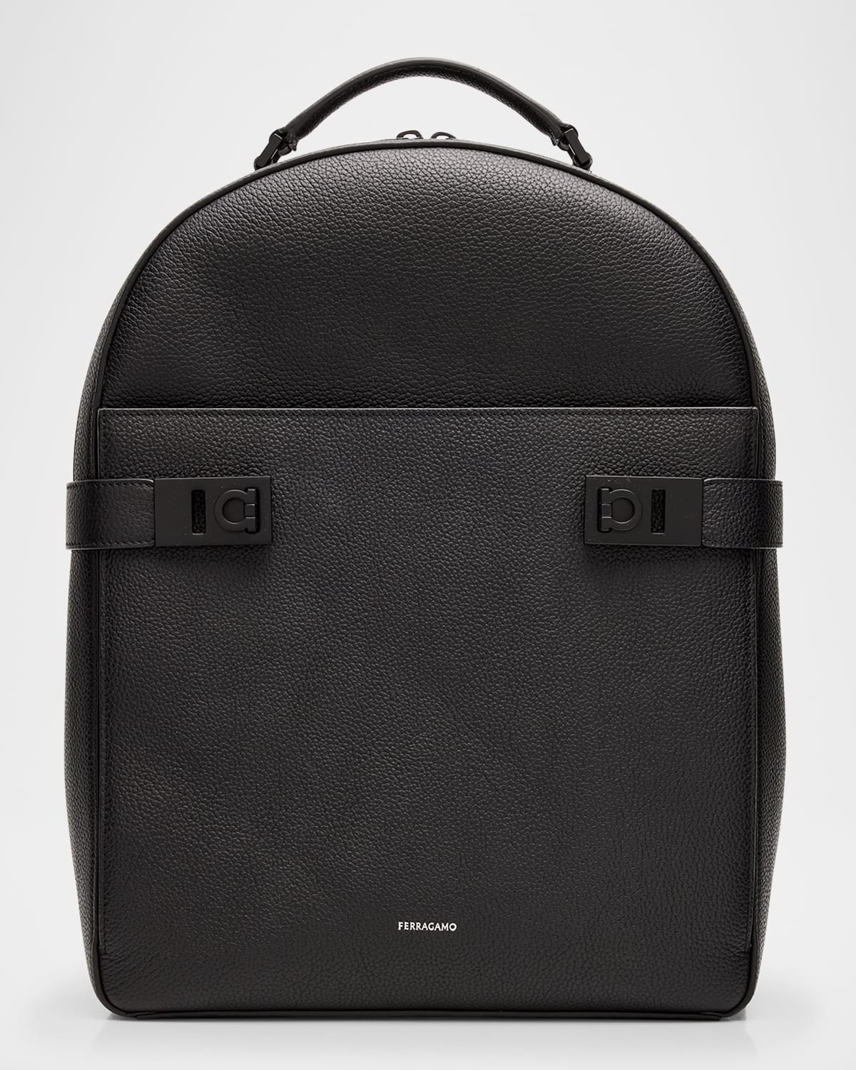 FERRAGAMO MEN'S TWINS LEATHER BACKPACK 