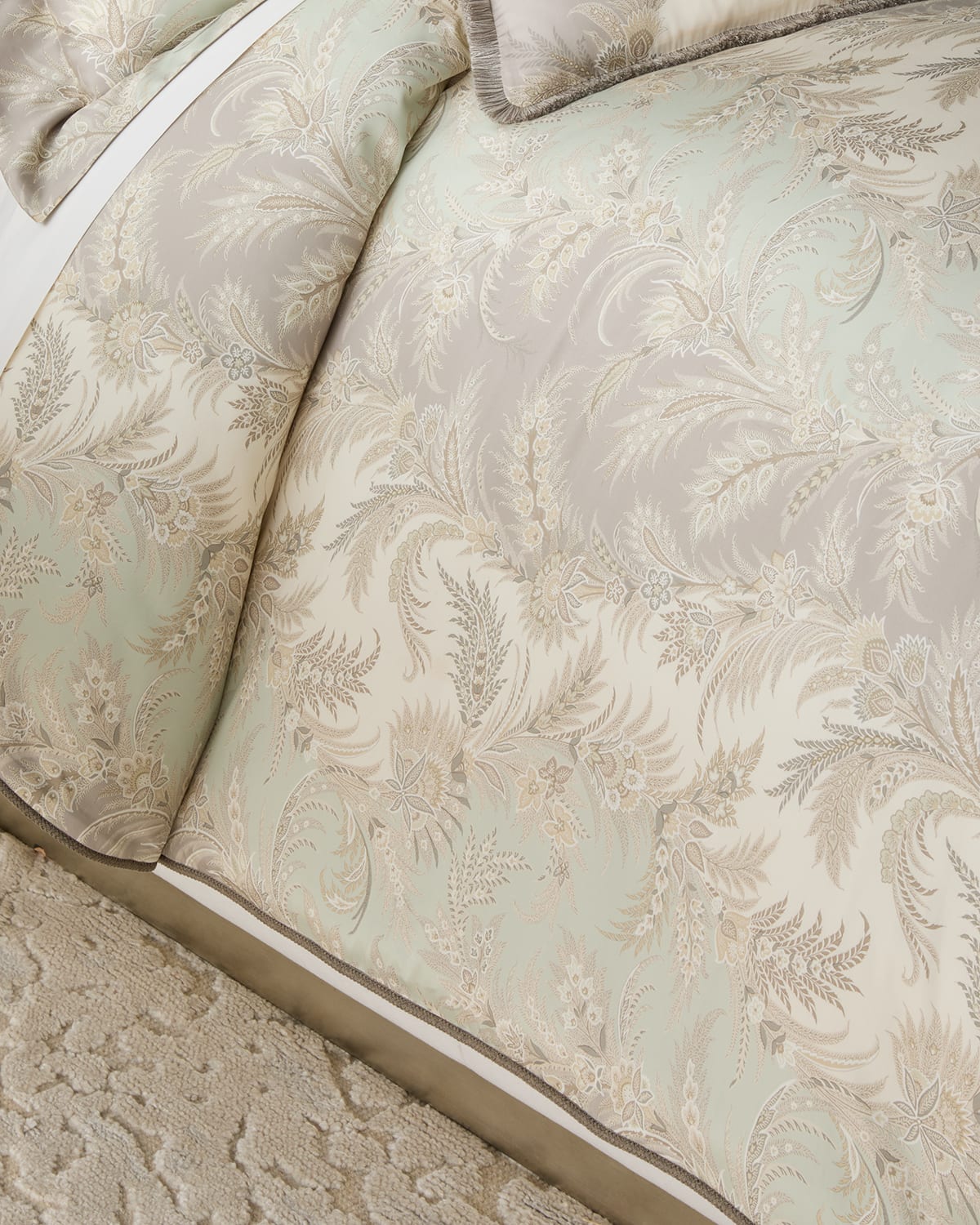Etro Caladium 3-piece King Duvet Set In Multicol On Beige Ba