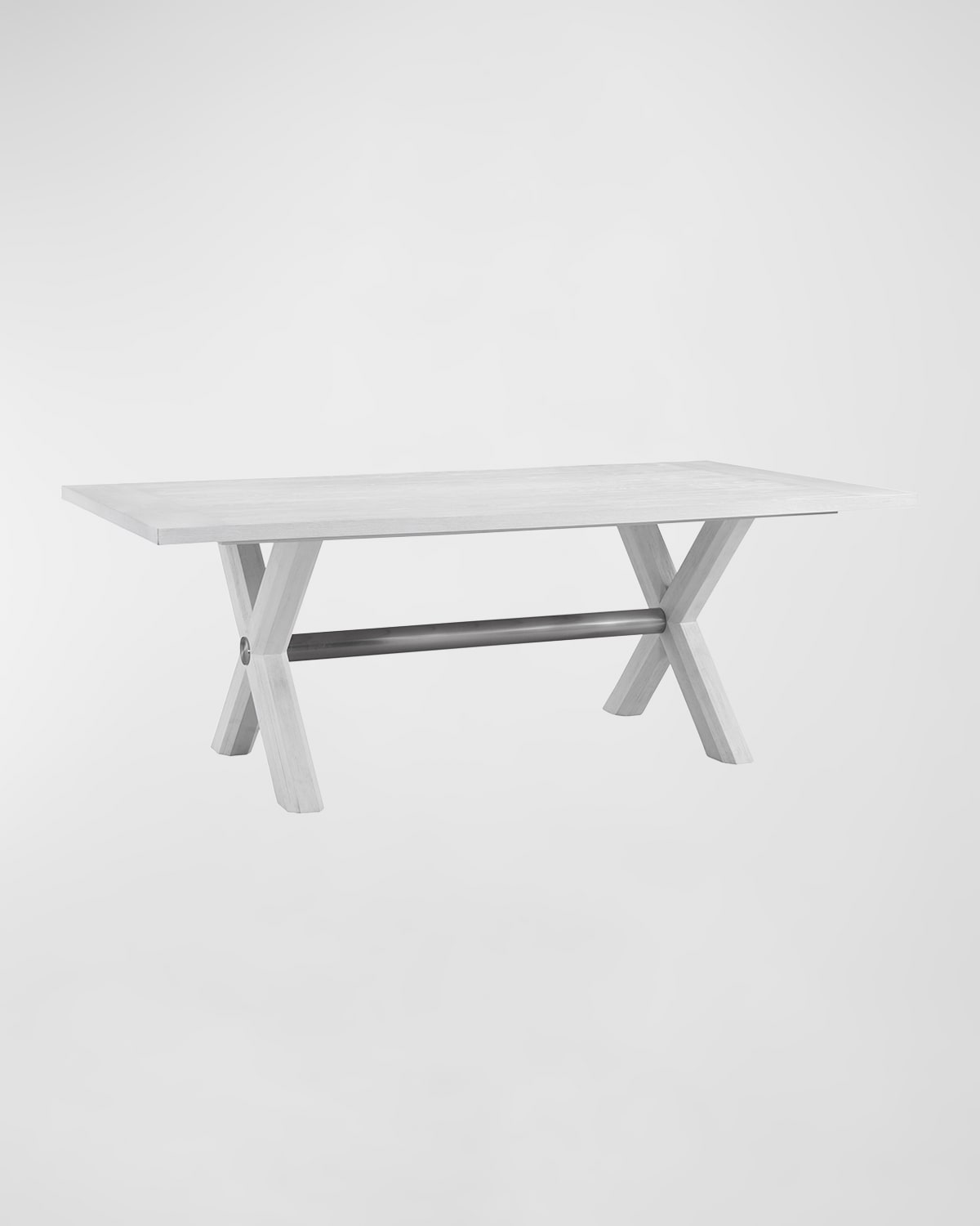Katherine Noble By Bmc Nadine Dining Table, 84" In White
