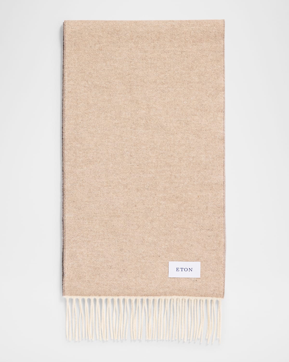 Eton Men's Cashmere Double-faced Scarf In Light Beige