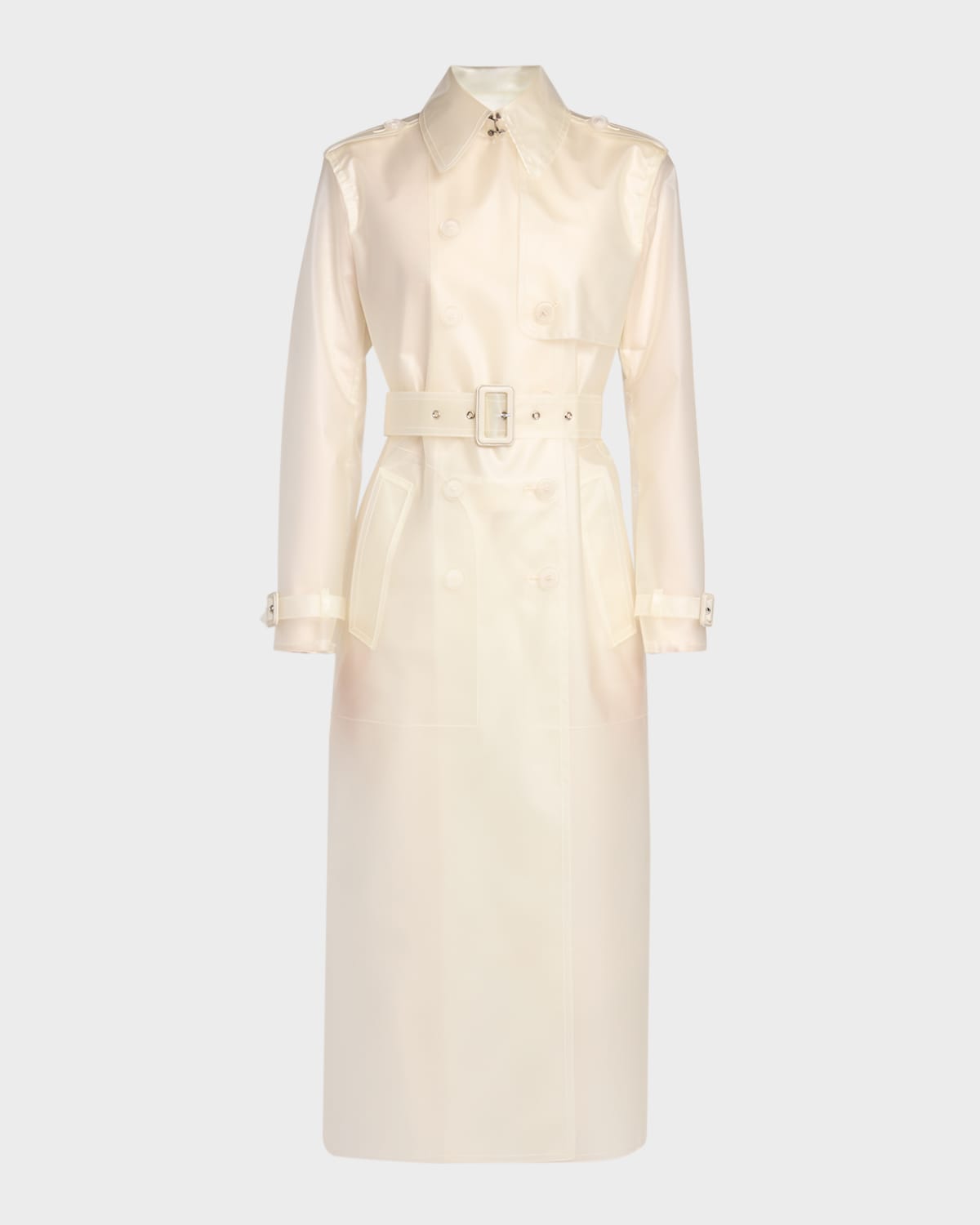 Tom Ford Transparent Belted Trench Coat