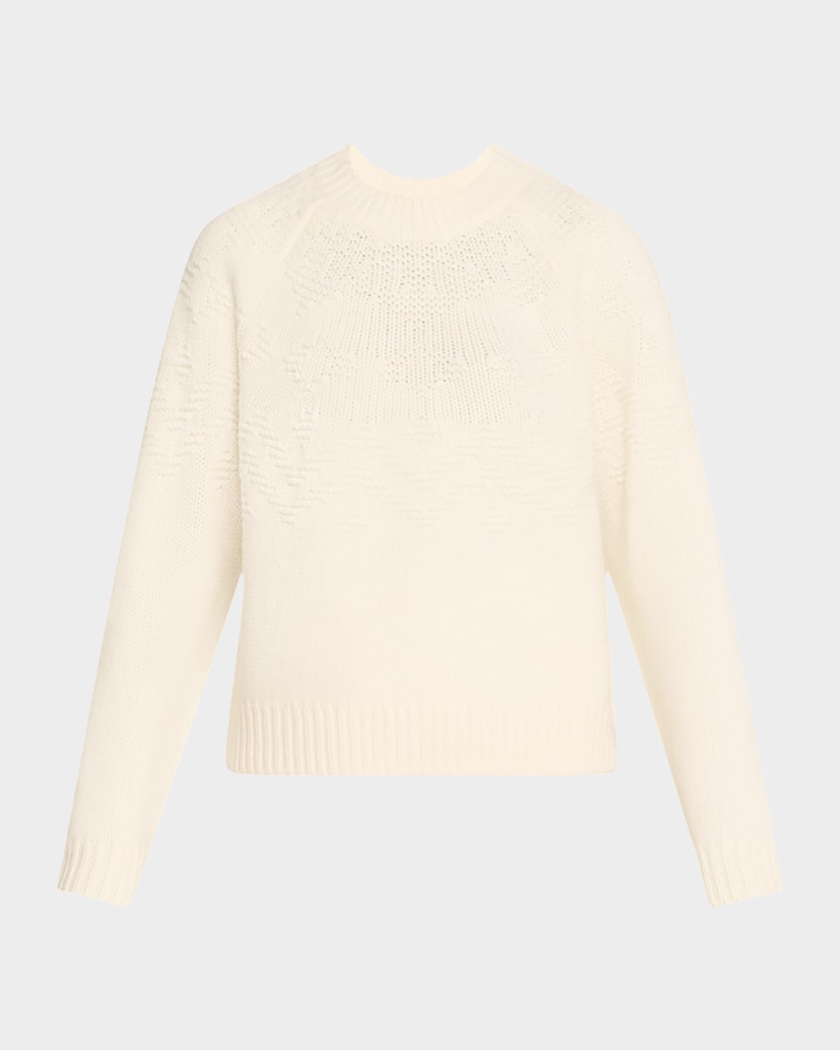 Fair Isle Raglan Crewneck Sweater