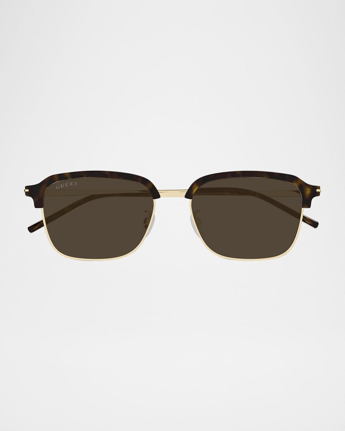 Gucci Men's GG1733SM Metal Rectangle Sunglasses