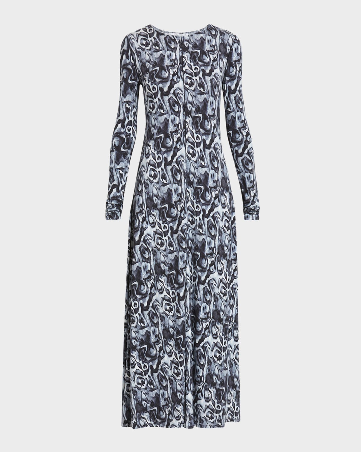 Atlas Printed Jersey Maxi Dress