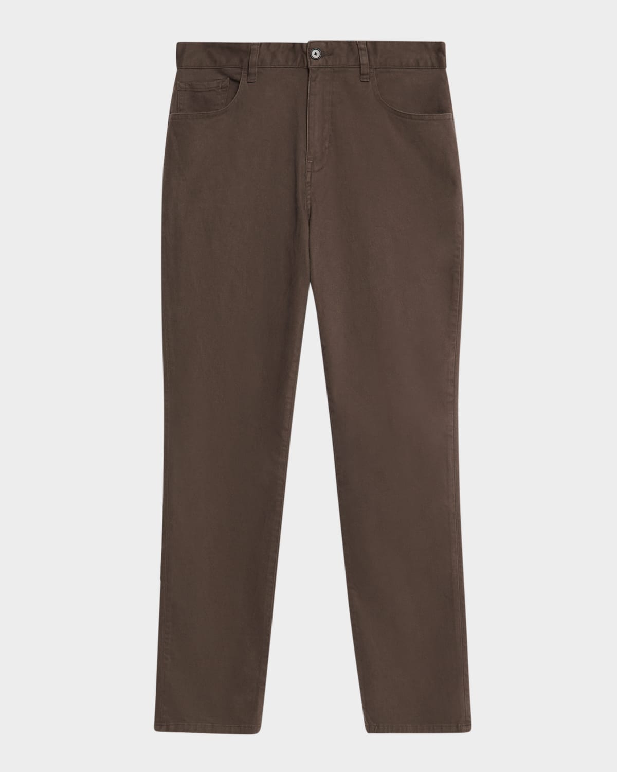 Vince Men's Dylan Peached Cotton 5-pocket Pants In Brown