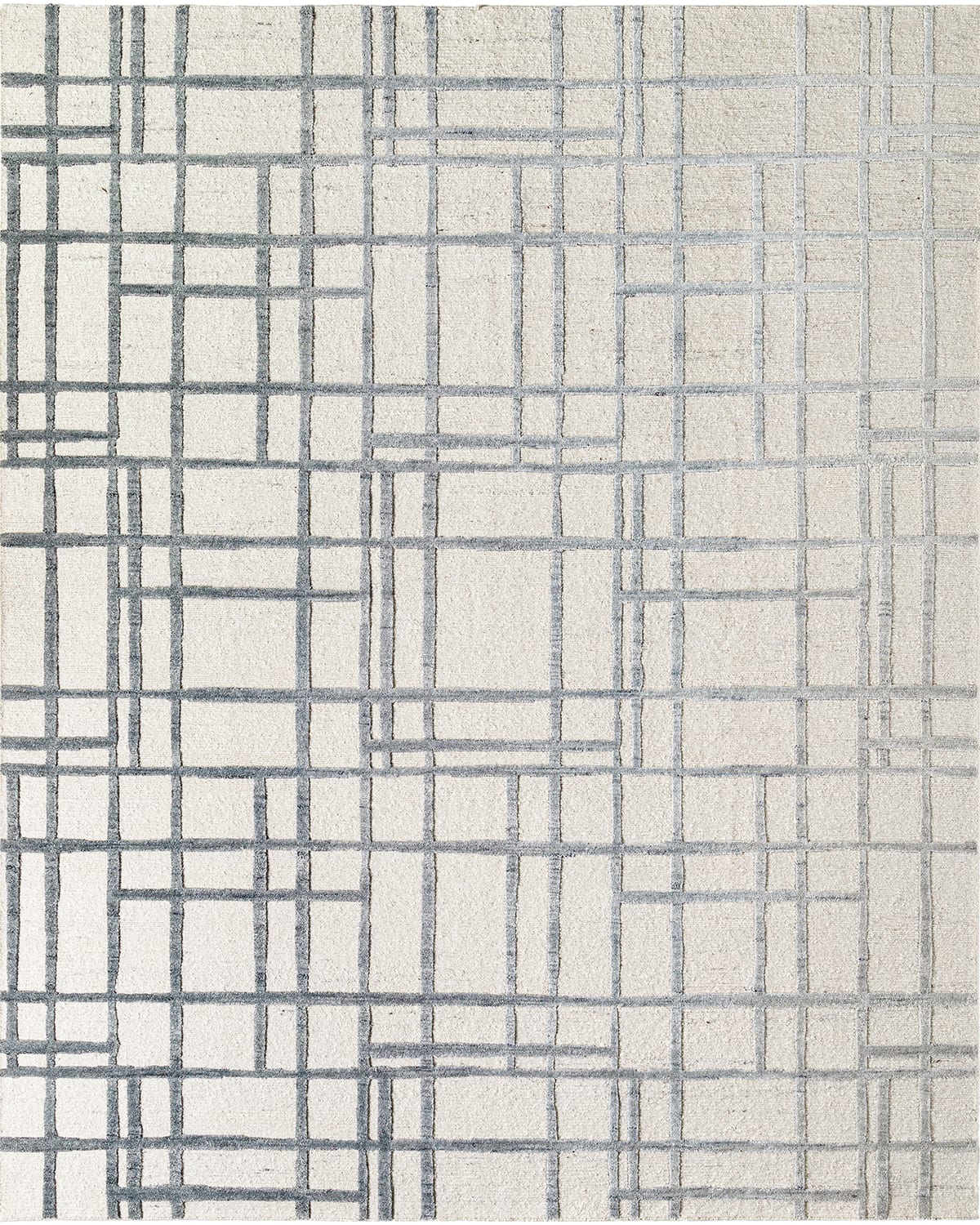 Surya Rugs Ombre Hand-knotted Rug, 9' X 12' In Gray, Cream