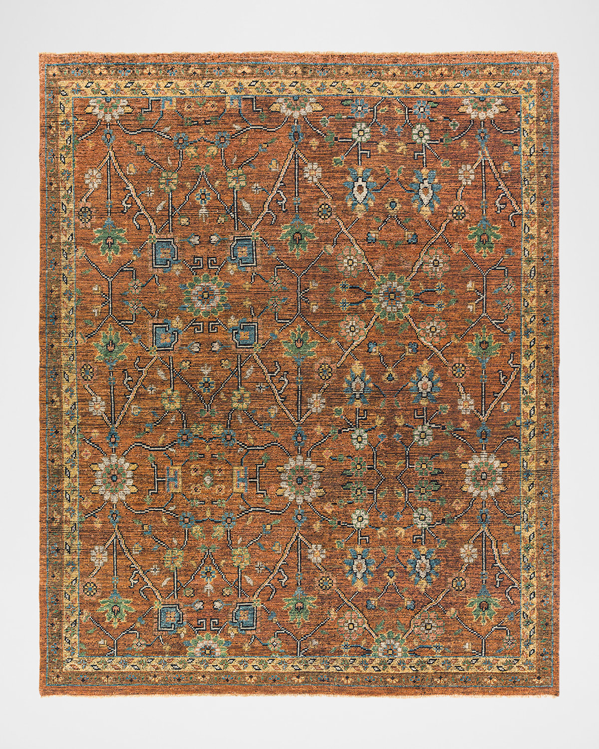Surya Rugs Reign Hand-knotted Rug, 12' X 15' In Brown/biege