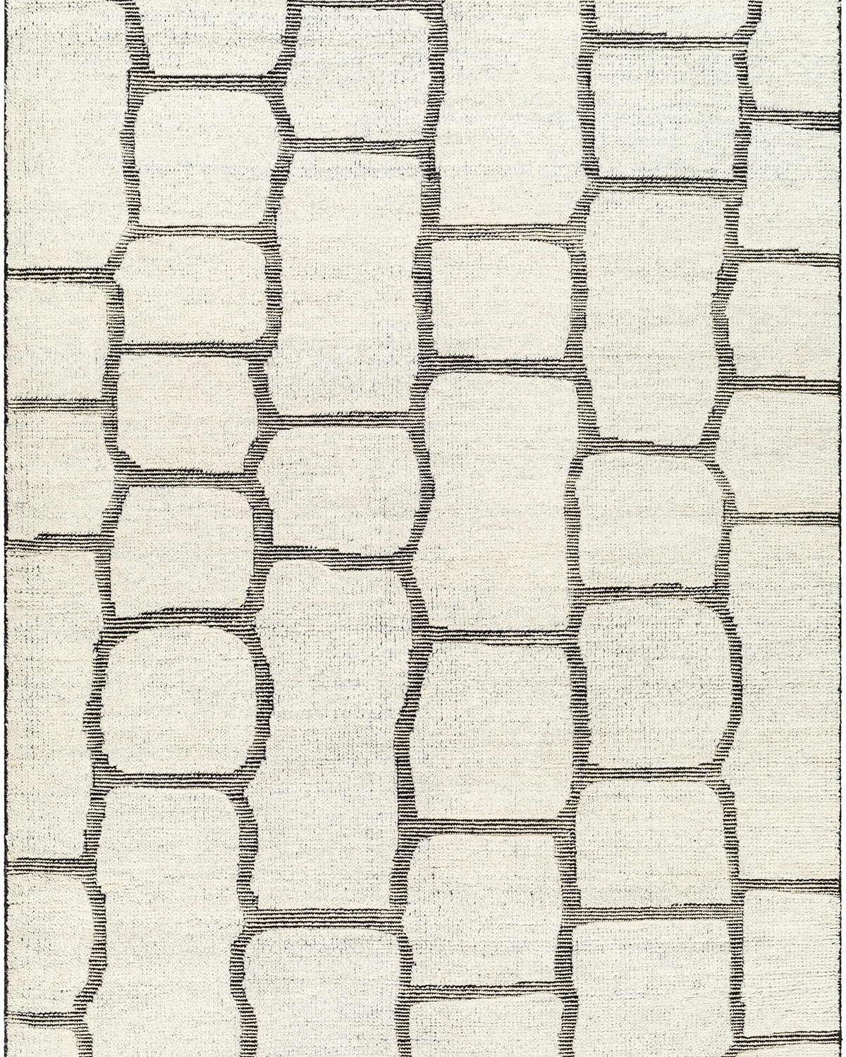 Surya Rugs Destry Hand-knotted Rug, 4' X 6' In Black, Cream