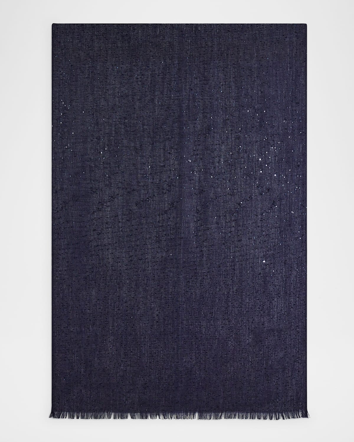 Ferragamo Star Silk Scarf In Navy