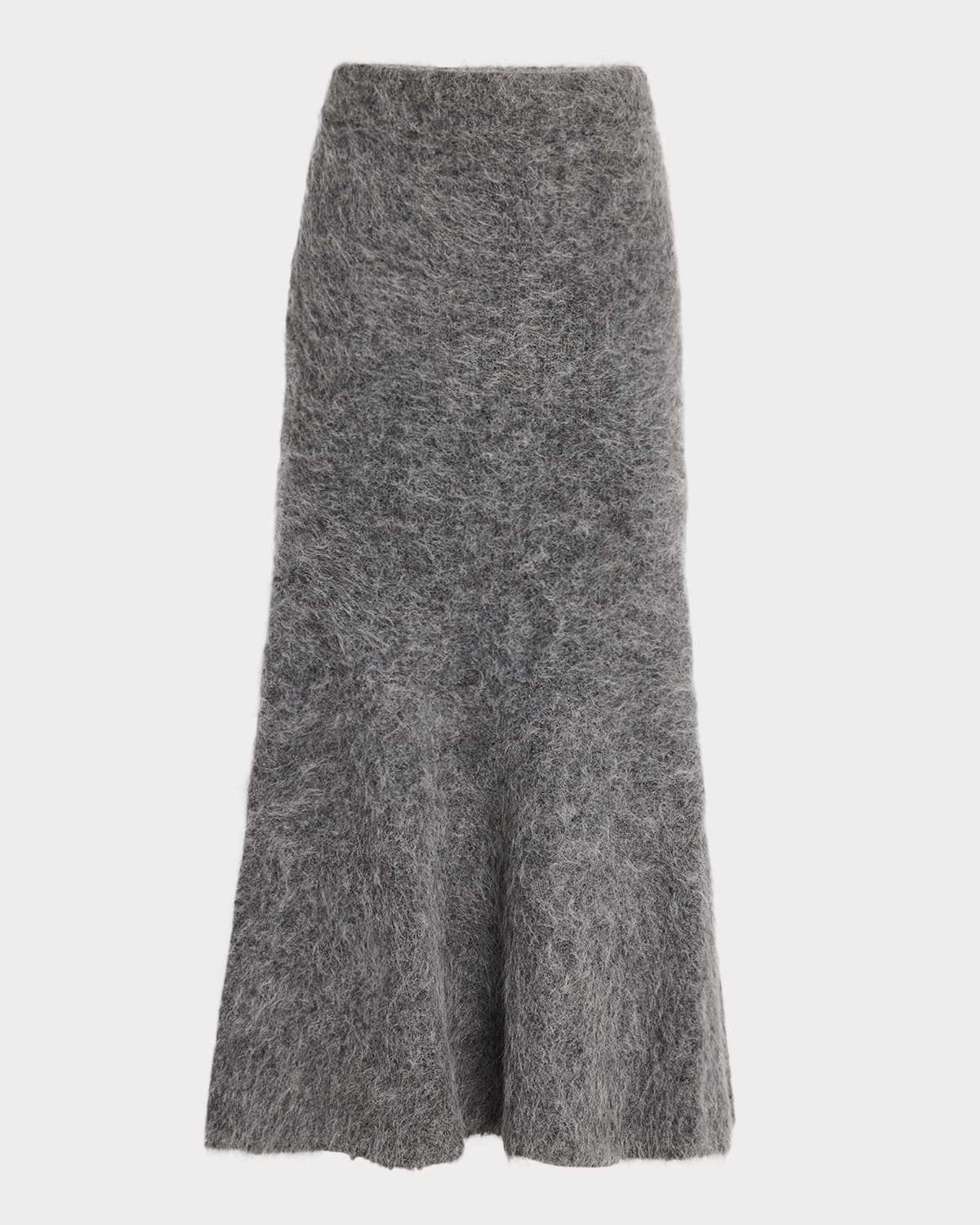 Davis Fluffy Midi Skirt