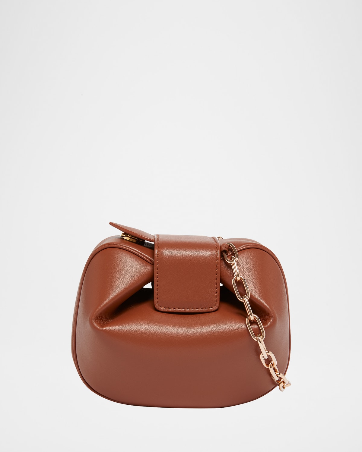 Gabriela Hearst Demi Lamb Leather Clutch Bag