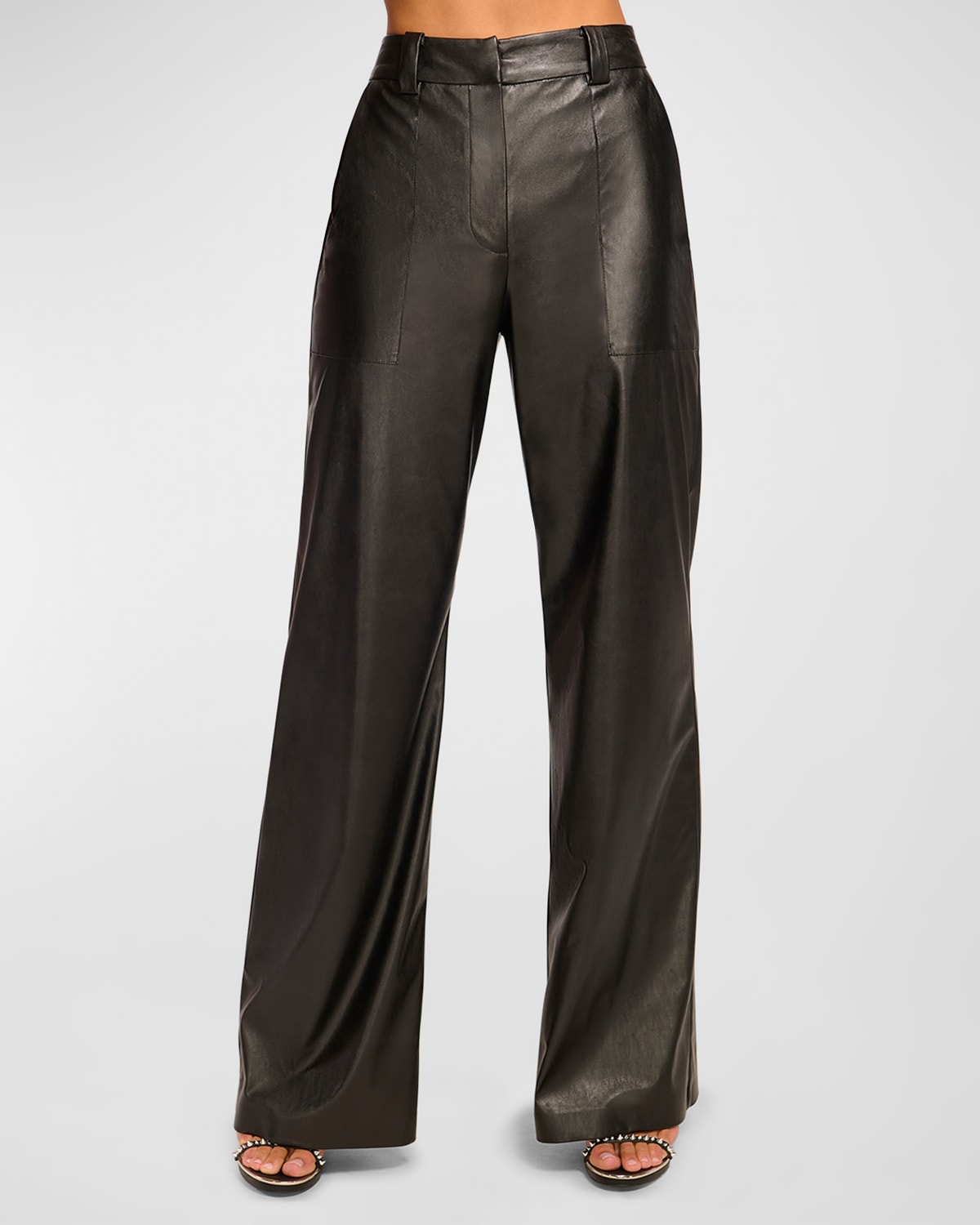 RAMY BROOK JACE FAUX LEATHER PANTS 