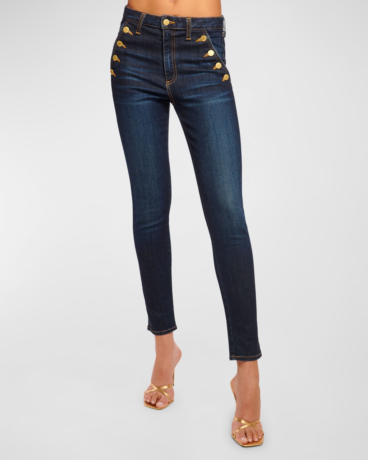 RAMY BROOK HELENA HIGH-RISE SKINNY JEANS 