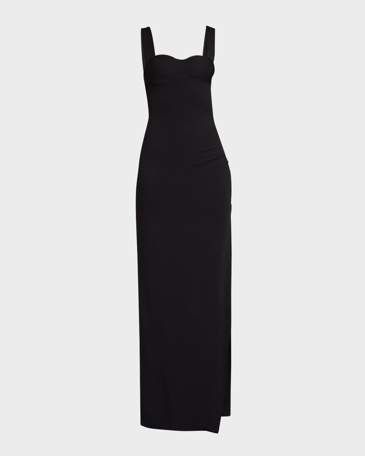 Strappy Stretch Viscose Corset Gown