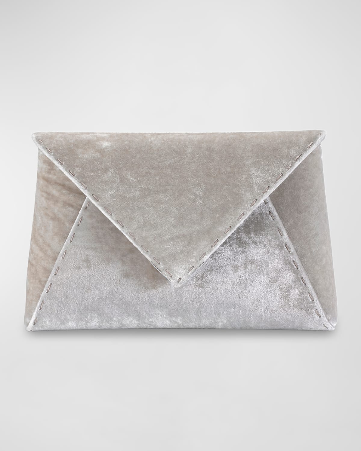 Signature Lee Small Velvet Clutch
