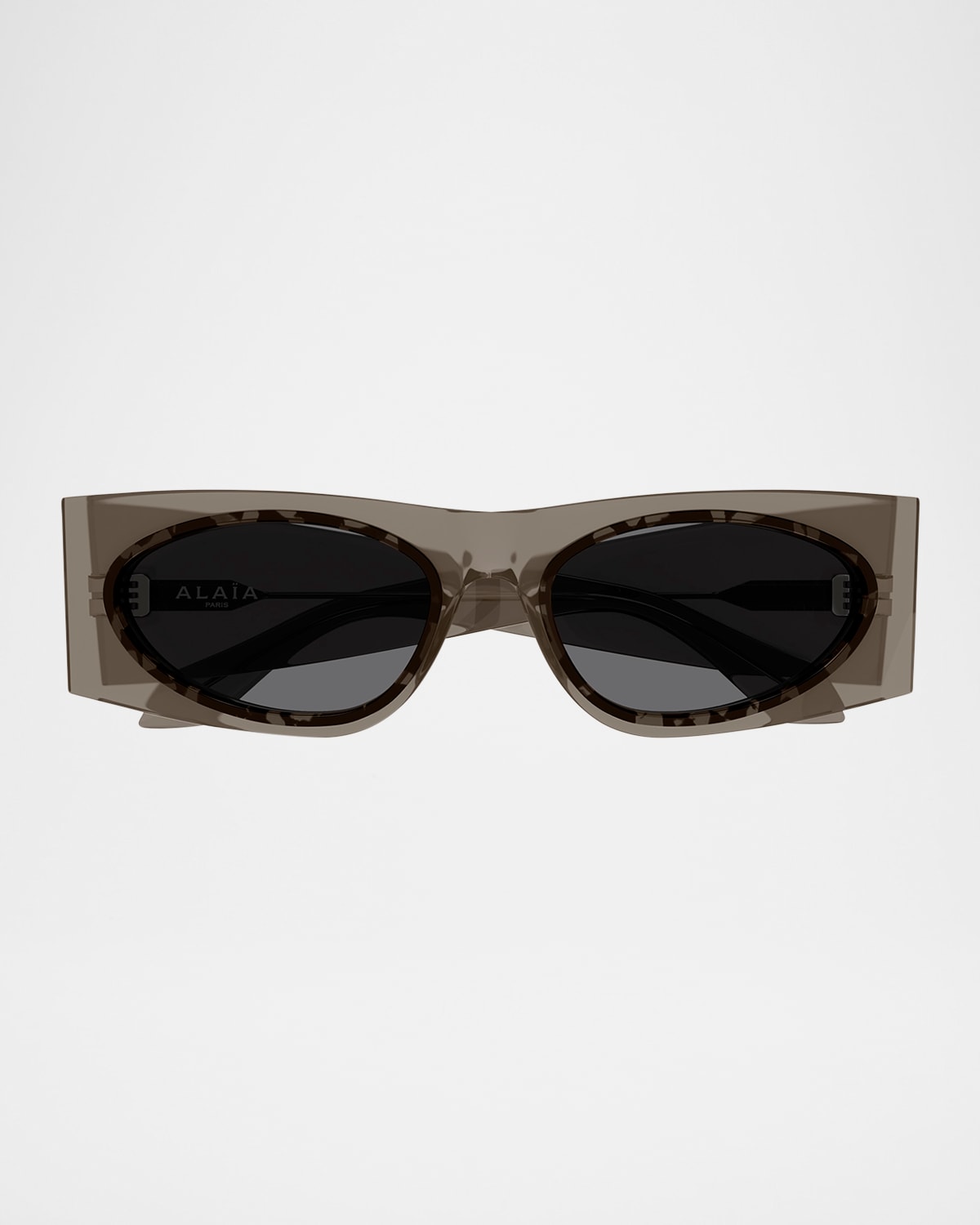 Shop Alaïa Cat-eye Acetate Sunglasses In Brown