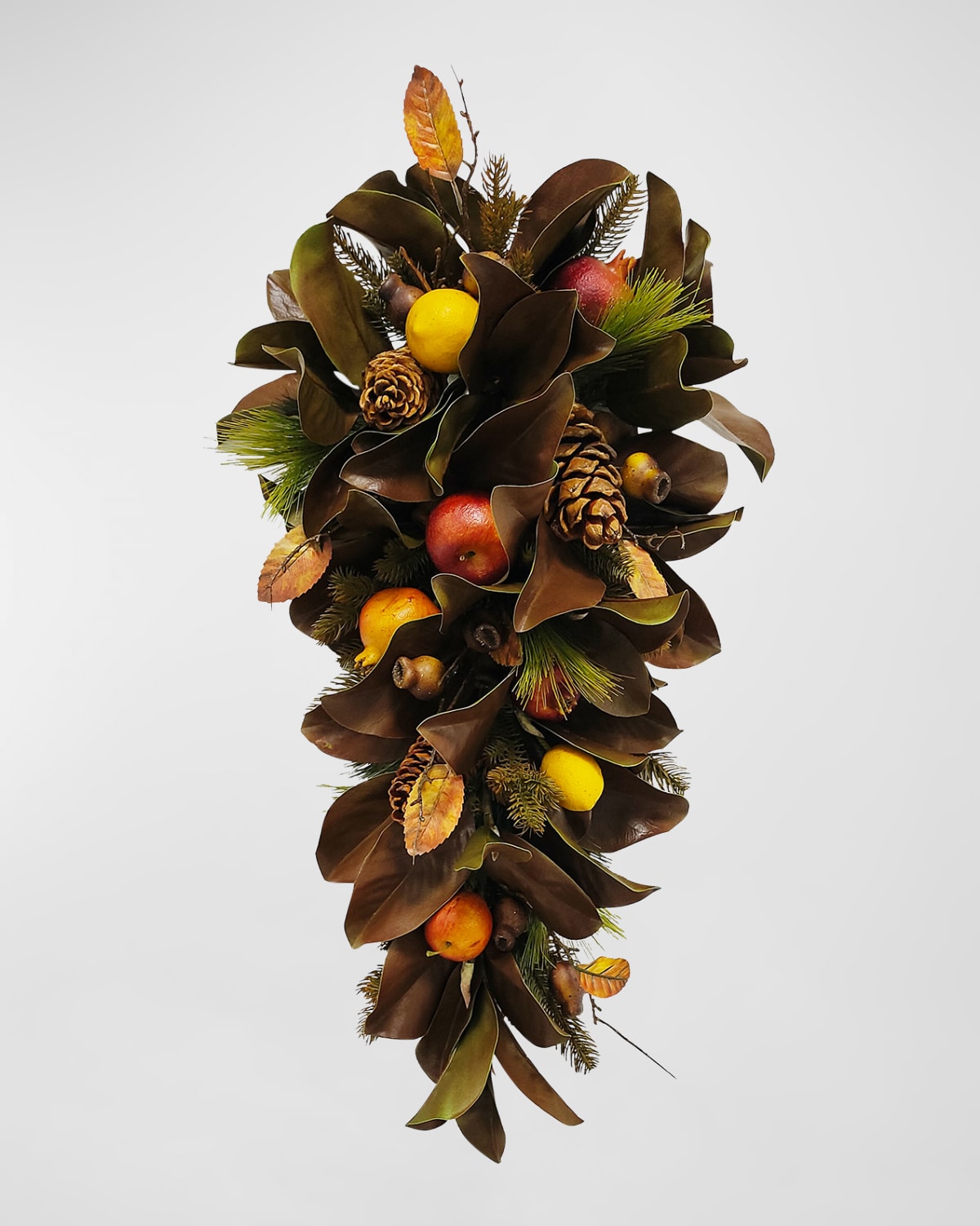 Winward Home Magnolia Leaf And Fruit Cone Door Spray In Multicolor