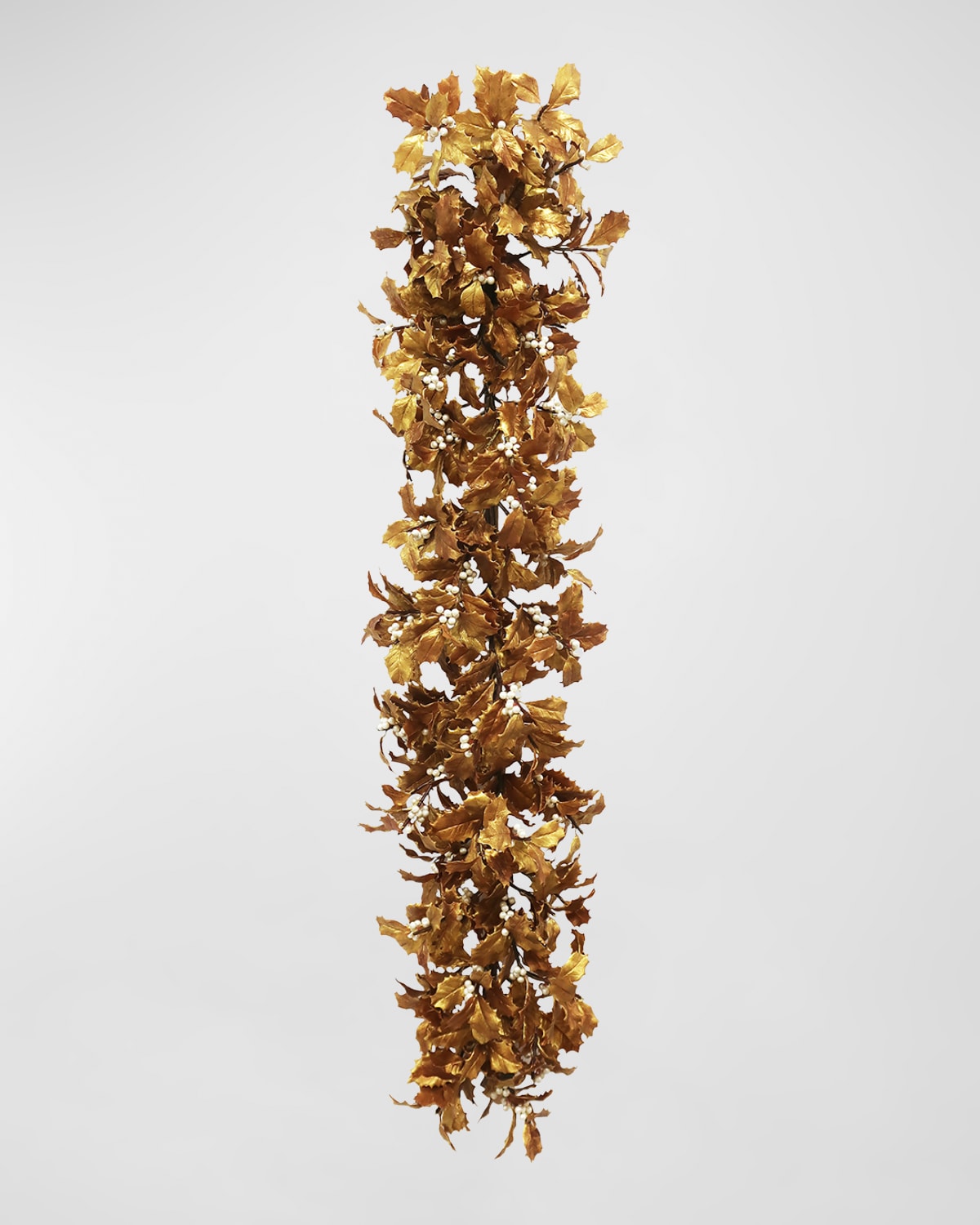 Winward Home 60" Golden Holly Garland In Gold