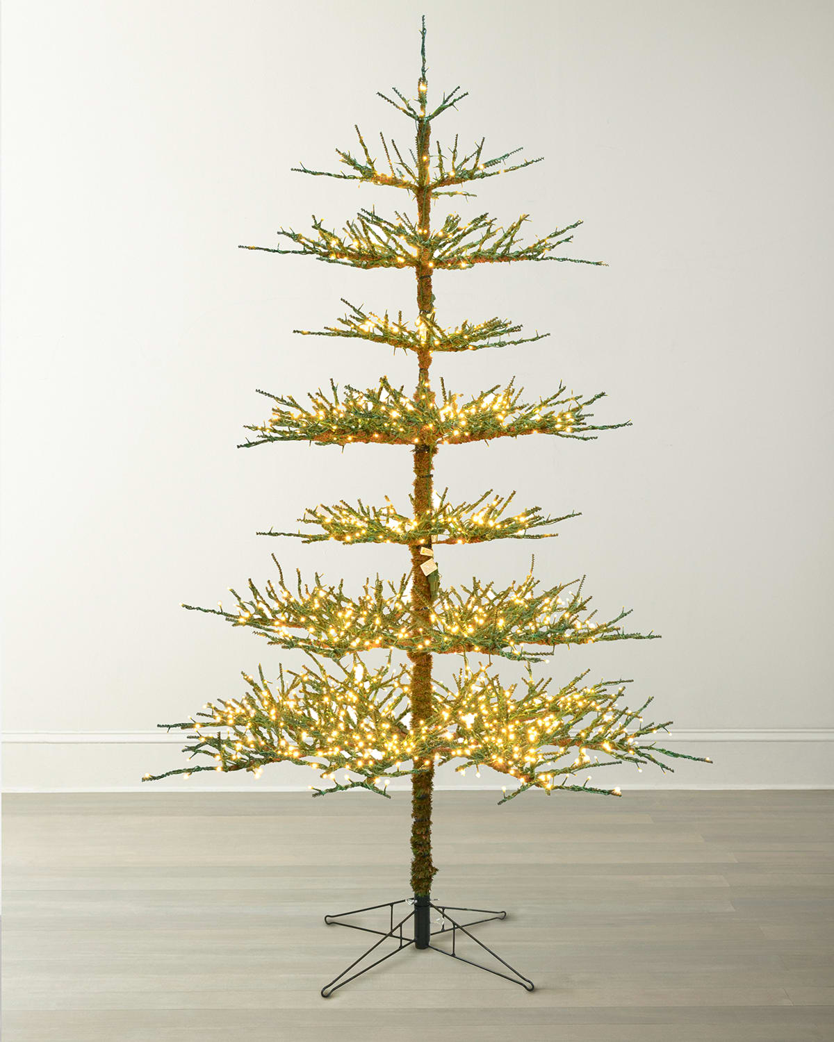 Winward Home Twig Pine Pre-lit Christmas Tree, 7.5' In Green