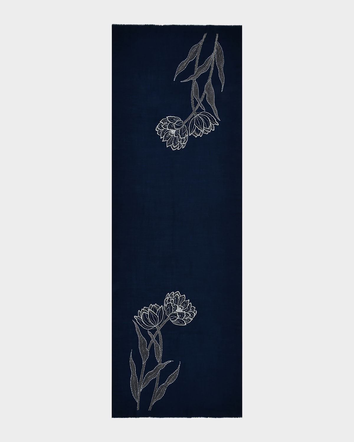 Marina Beaded Merino Wool Scarf