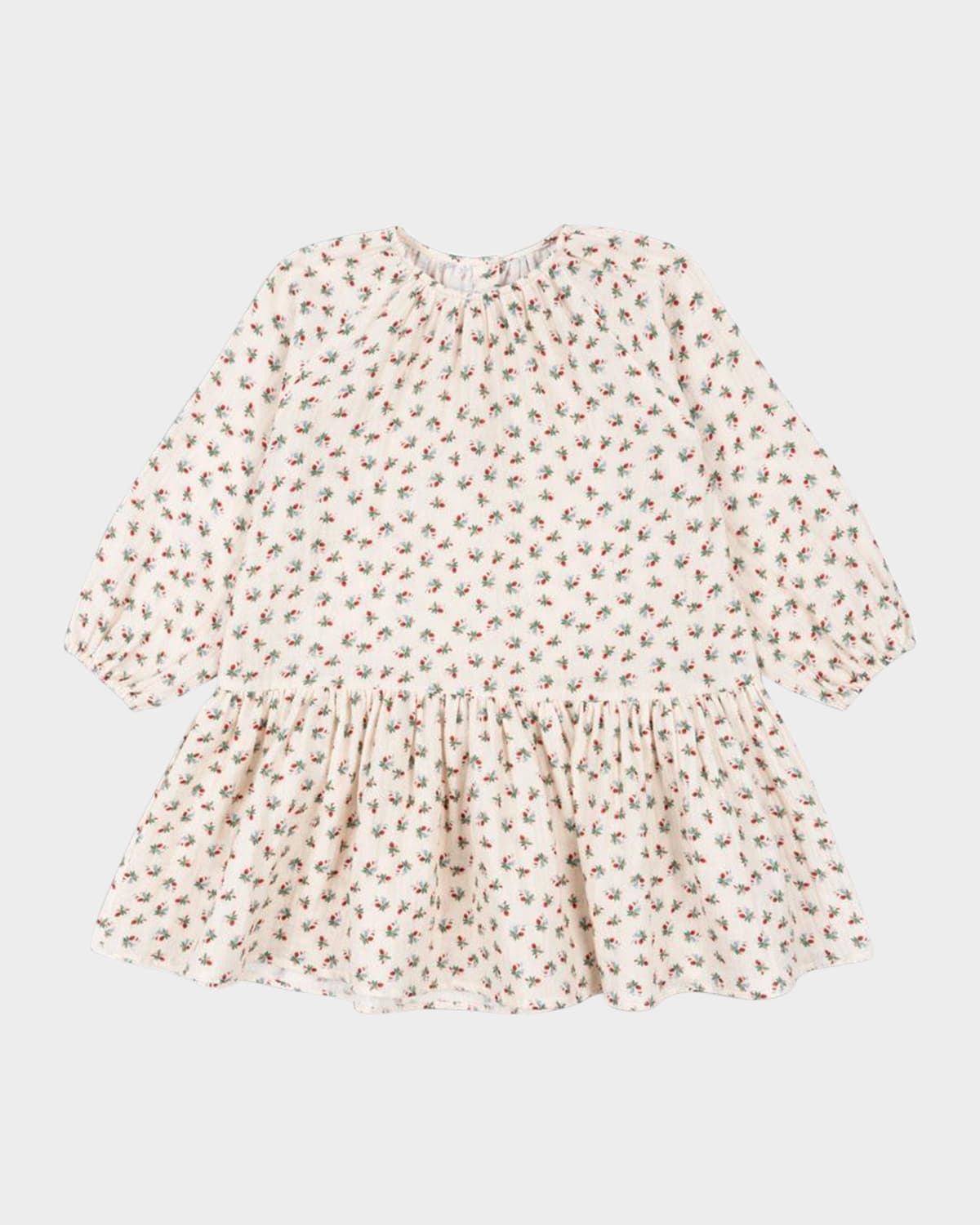 KONGES SLOJD GIRL'S COCO HEART-PRINT DRESS