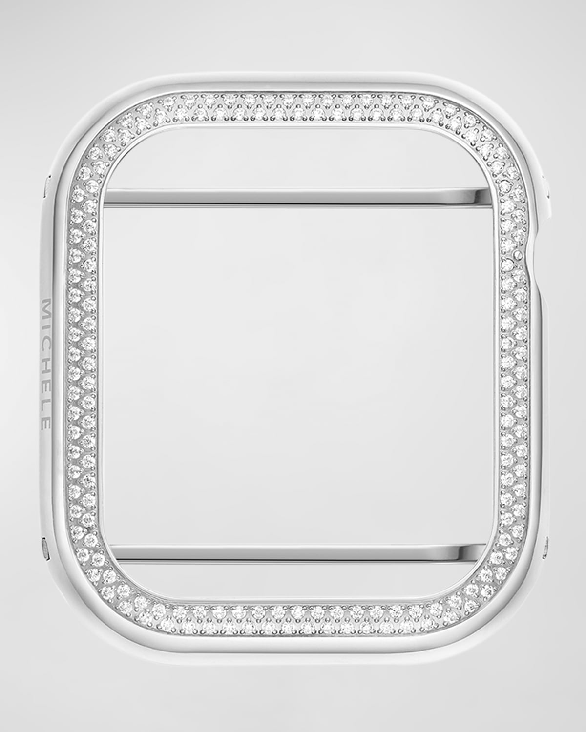 Diamond Apple Watch Case in Stainless Steel, 45mm