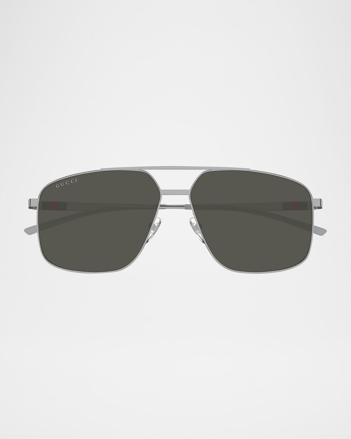 Gucci Men's GG1676SM Metal Aviator Sunglasses