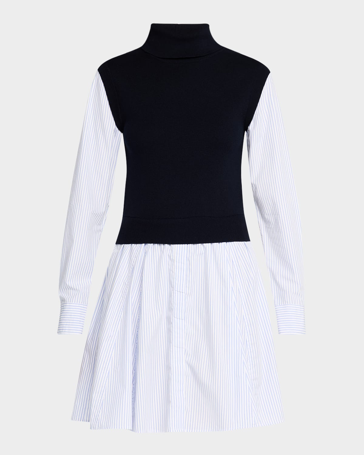 Cressida Mixed-Media Dress