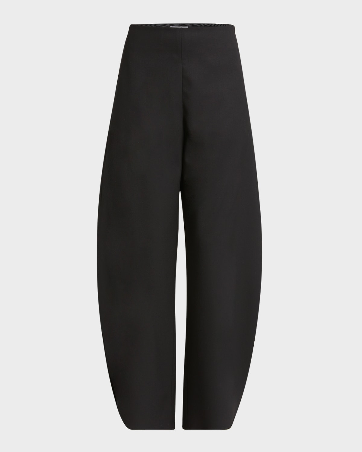 Rounded Wide-Leg Trousers