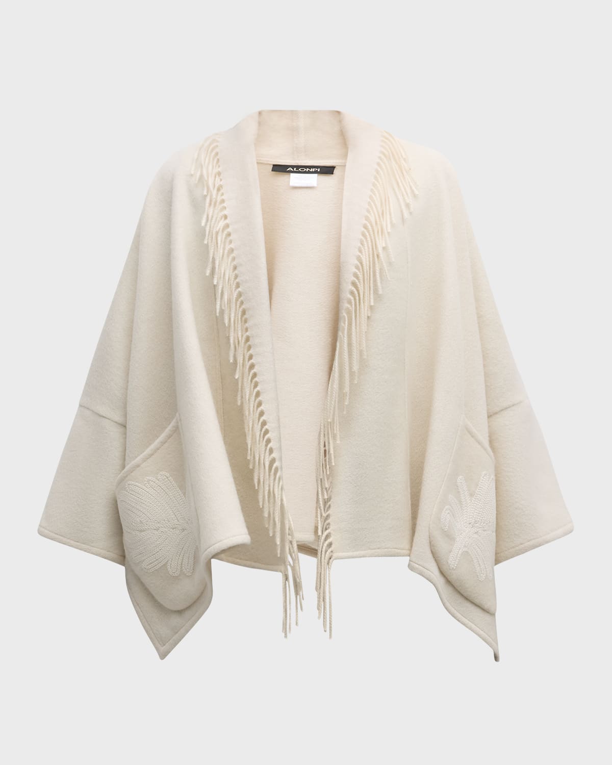 Cashmere Embroidered Cape