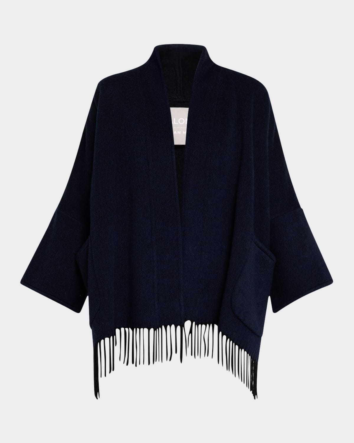 Cashmere Fringe Cape