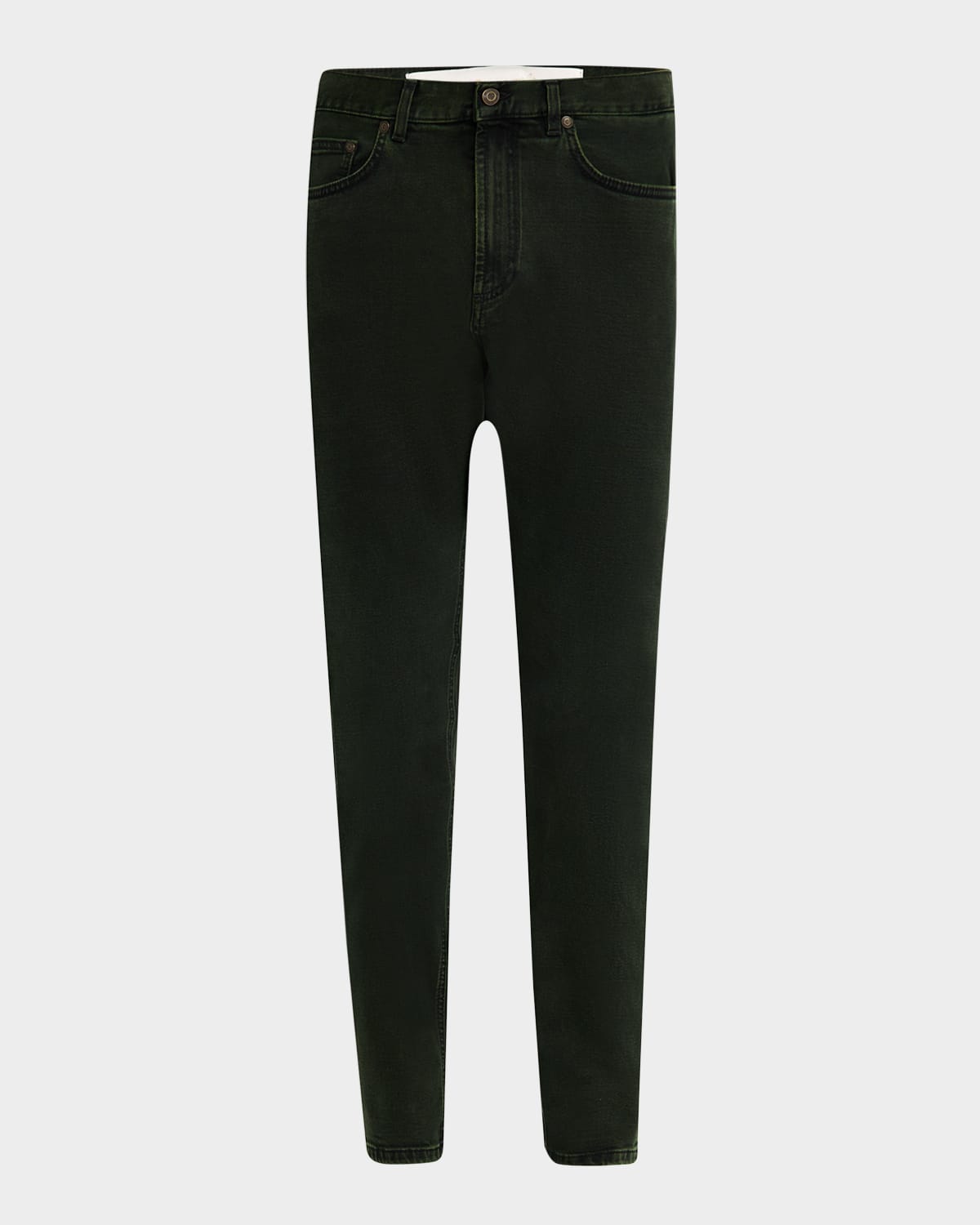 Marco Pescarolo Men's Overdyed Selvedge Jeans In Dark Green