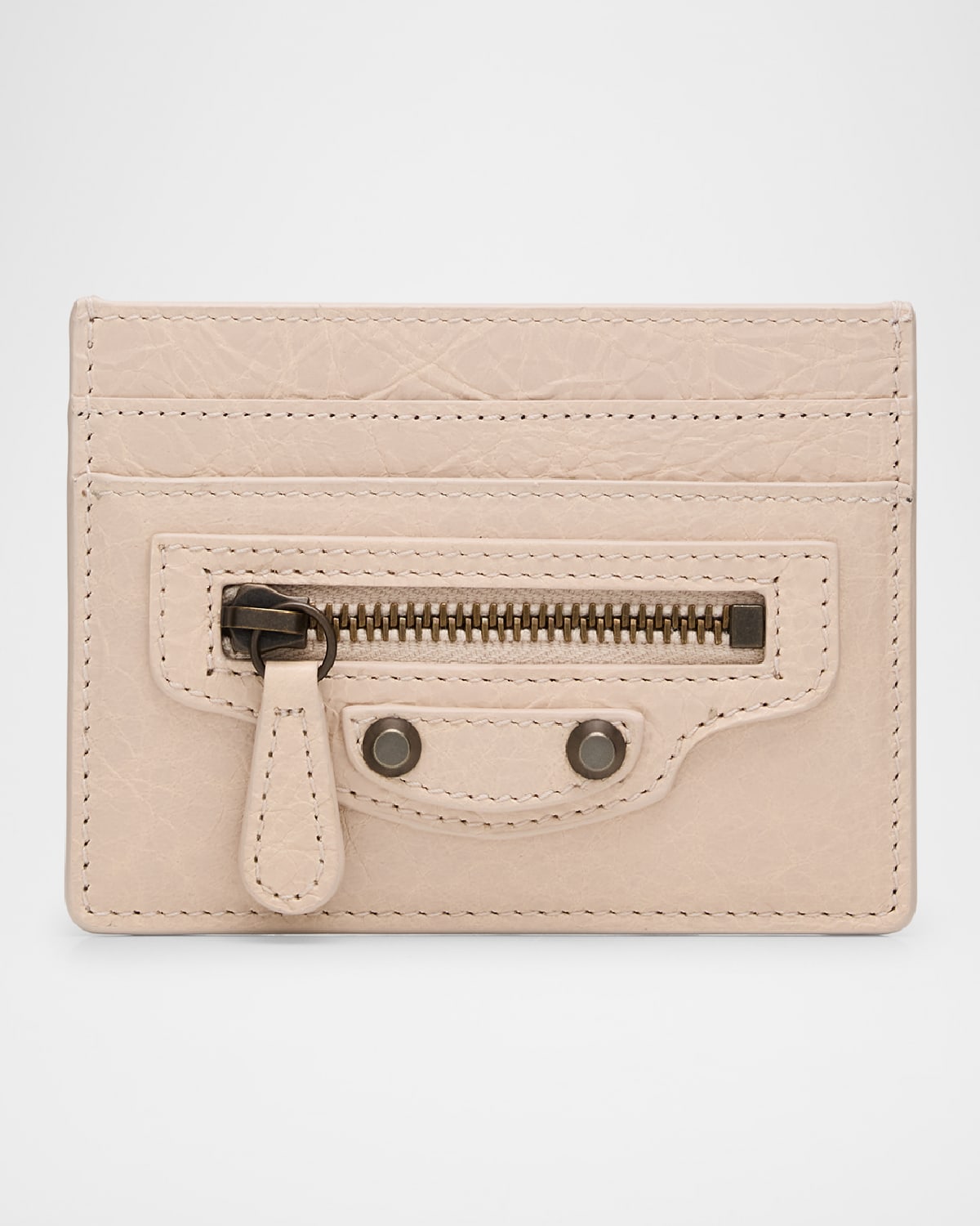 Balenciaga Le City Card Holder In 2910 Almond
