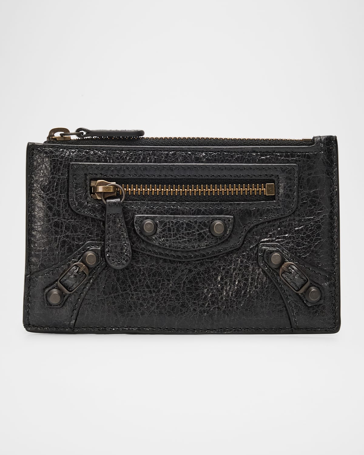 Balenciaga Le City Long Coin And Card H In 1000 Black