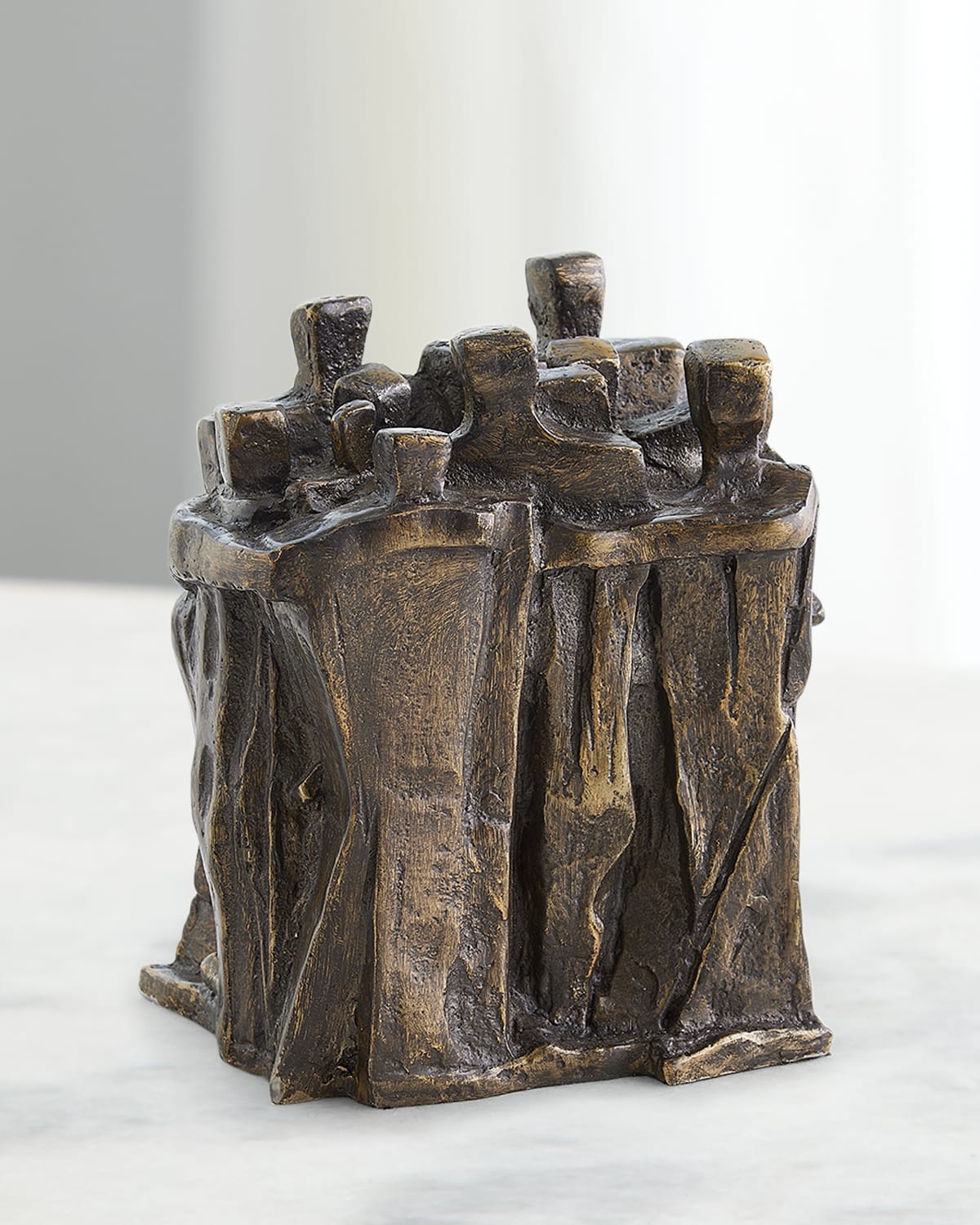 Global Views Throng Sculpture In Bronze