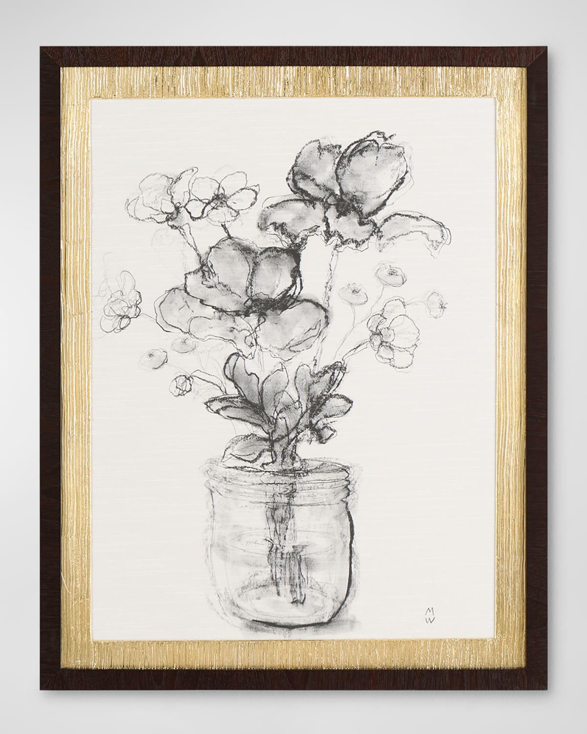 John-richard Collection Thrive Framed Giclee By Manny Woodard In Blue